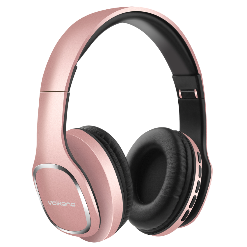 Volkano Bluetooth Wireless Headphones | Phonic Series - Rose