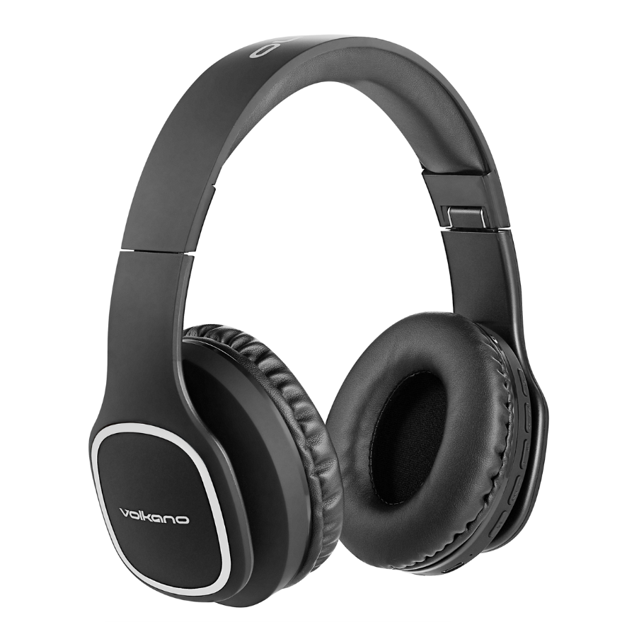 Volkano Bluetooth Wireless Headphones | Phonic Series - Black