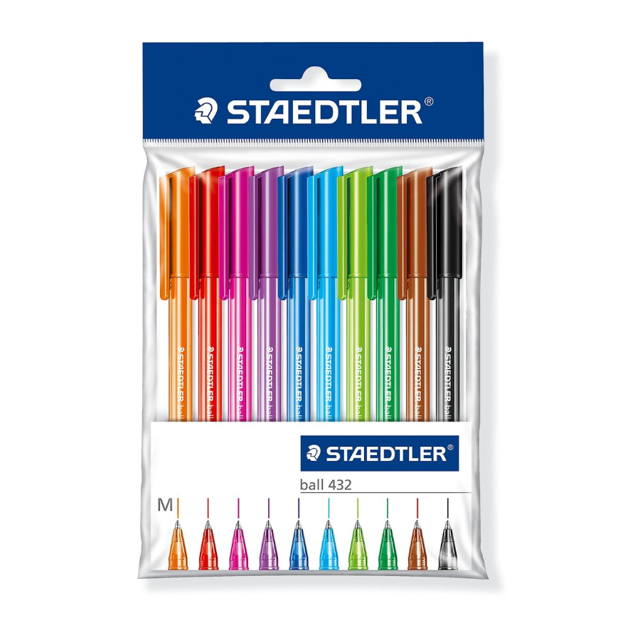 Staedtler 10 Ballpoint Pens