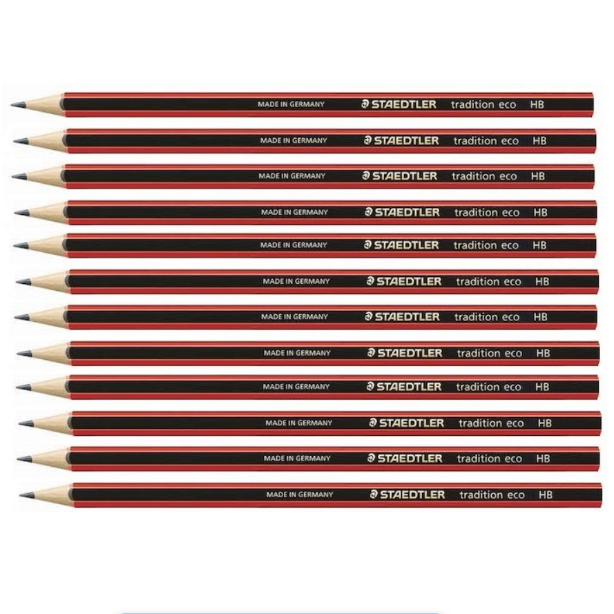 STAEDTLER Tradition ECO HB Pencils - 180T- HB Box of 12